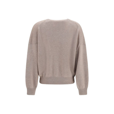 Lisa Yang Beige Cashmere Sweater