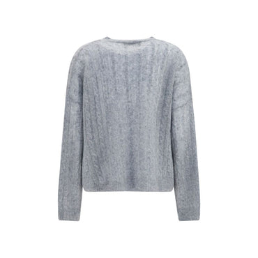 Lisa Yang Gray Cashmere Sweater