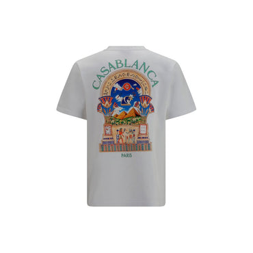 Casablanca White Cotton T-Shirt