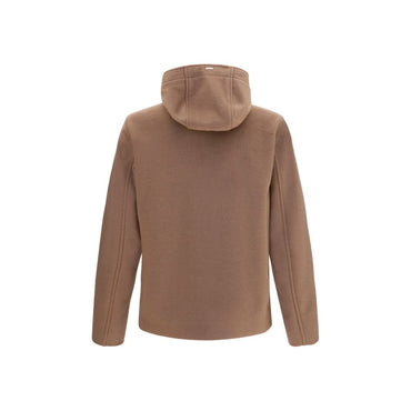 Herno Brown Polyester Full-Length Jacket