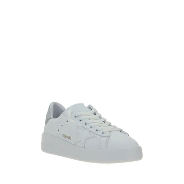 Golden Goose White Calf Leather Bos Taurus Platform Sneakers
