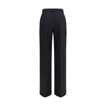 Rick Owens Black Wool Oves Aries Dress Pants