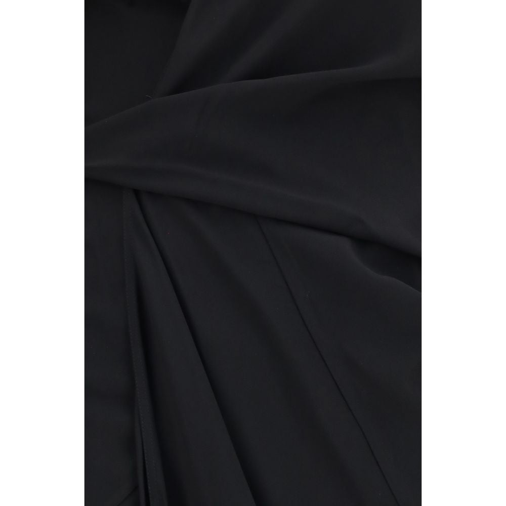 Rick Owens Black Viscose Casual Dress