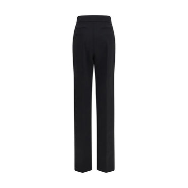 Valentino Garavani Black Wool Oves Aries Flared Pants