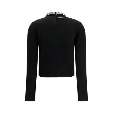 PINKO Black Wool Oves Aries Sweatshirt