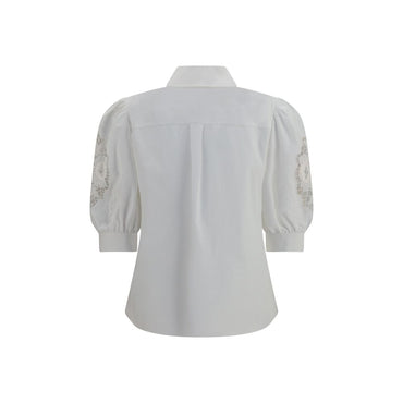 Valentino Garavani White Cotton Blouse