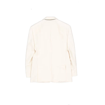 Brunello Cucinelli White Viscose Blazer