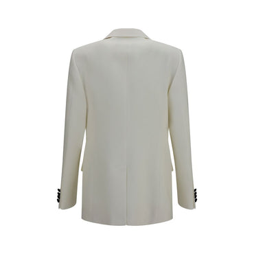 Valentino Garavani White Wool Oves Aries Blazer