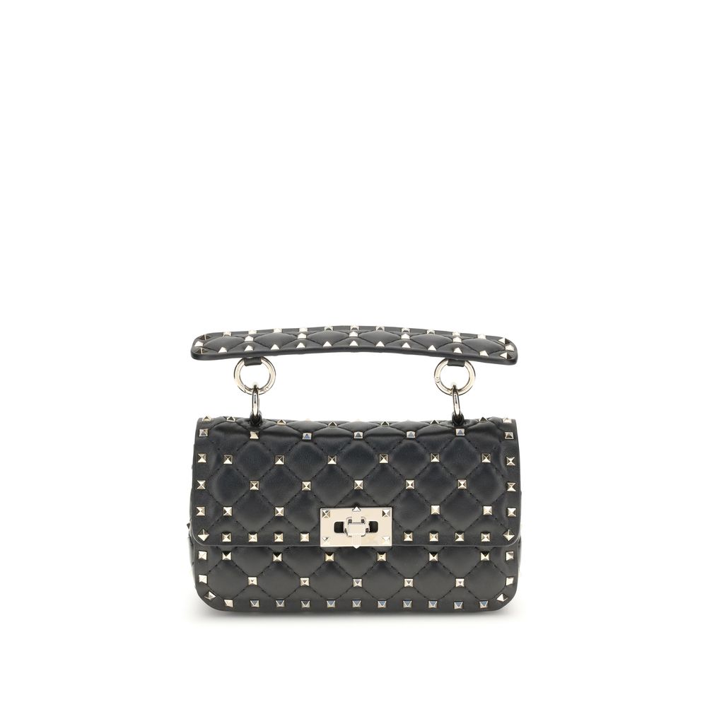 Valentino Garavani Black Lamb Ovis Aries Aries Shoulder Bag