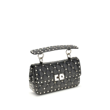 Valentino Garavani Black Lamb Ovis Aries Aries Shoulder Bag