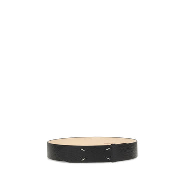 Margiela Black Calf Leather Bos Taurus Regular Belt