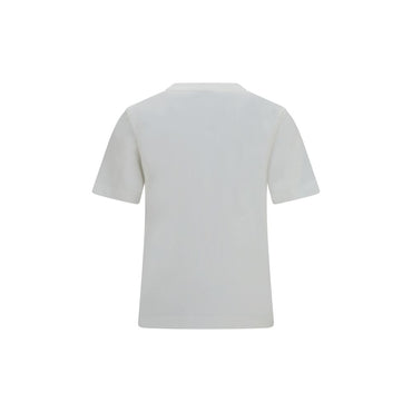 Burberry White Cotton T-Shirt