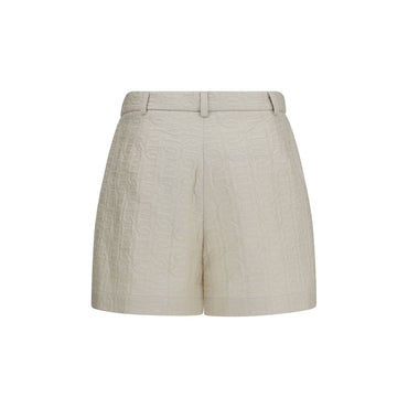 Moncler Beige Polyamide Bermuda Shorts