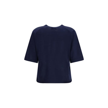 Loulou De Saison Blue Cashmere T-Shirt