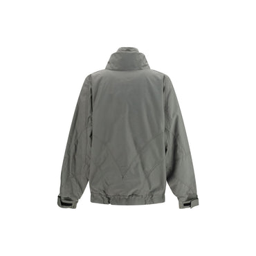The Attico Gray Cotton Bomber