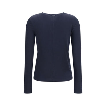 Max Mara Blue Lyocell Sweatshirt