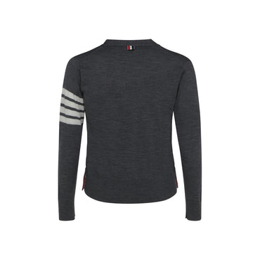 Thom Browne Gray Wool Oves Aries Cardigan