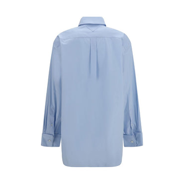 Prada Blue Cotton Shirt
