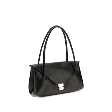 Marni Black Calf Leather Bos Taurus Shoulder Bag