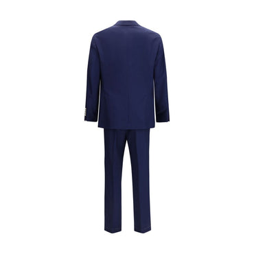 Brunello Cucinelli Blue Wool Oves Aries Two-Piece Suit