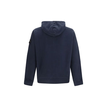 Stone Island Blue Cotton Sweatshirt