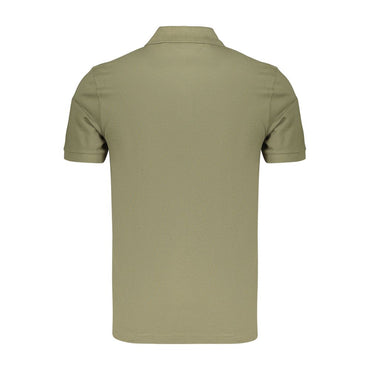 Hugo Boss Green Cotton Men's Polo Shirt