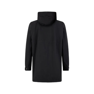 Herno Black Polyester Coat