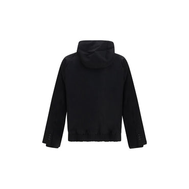 Sacai Black Wool Oves Aries Sweatshirt