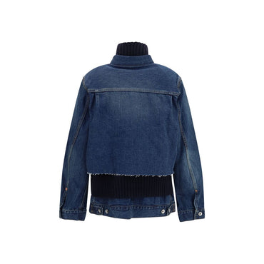 Sacai Blue Cotton Denim Jacket