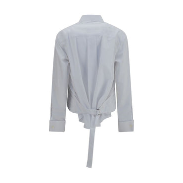 Sacai White Cotton Dress Shirt