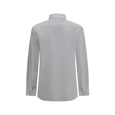 Giorgio Armani White Cotton Dress Shirt