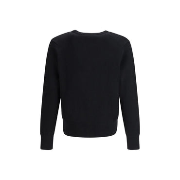 Ami Paris Black Wool Oves Aries Cardigan