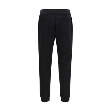 Moncler Black Cotton Athletic Pants