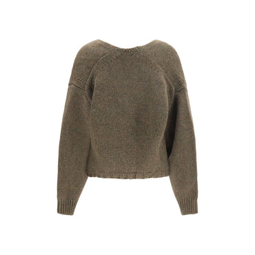 Khaite Bicolor Cashmere Cardigan