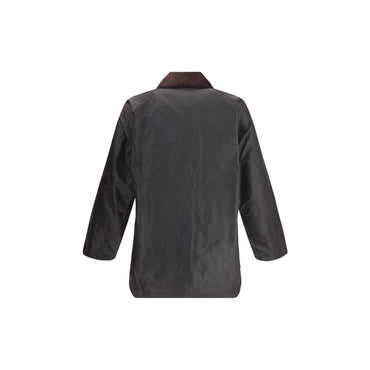 Barbour Black Cotton Coat
