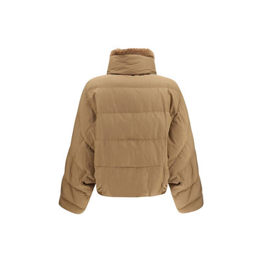 Brunello Cucinelli Beige Goose Down Full-Length Jacket