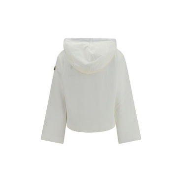 Moncler White Cotton Sweatshirt