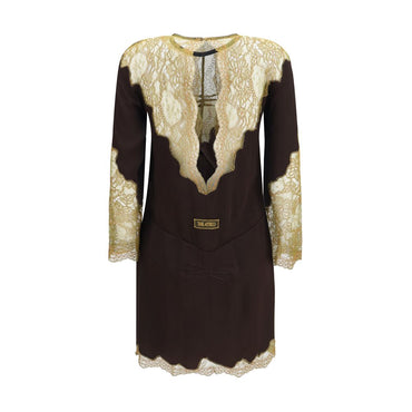 The Attico Multicolor Acetate Casual Dress