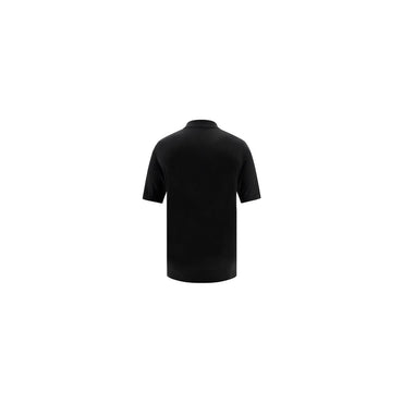 Prada Black Wool Oves Aries Polo Shirt