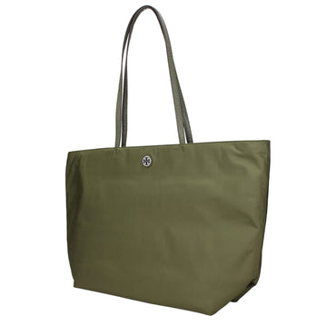 Tory Burch Green Fabric Shoulder Bag