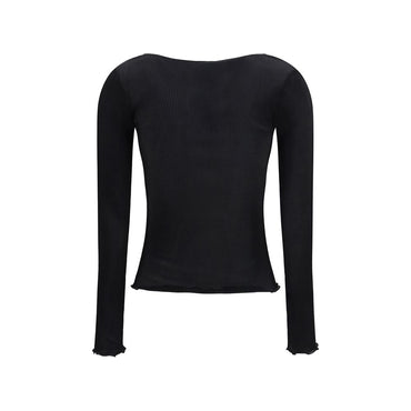 Saint Laurent Black Silk Blouse