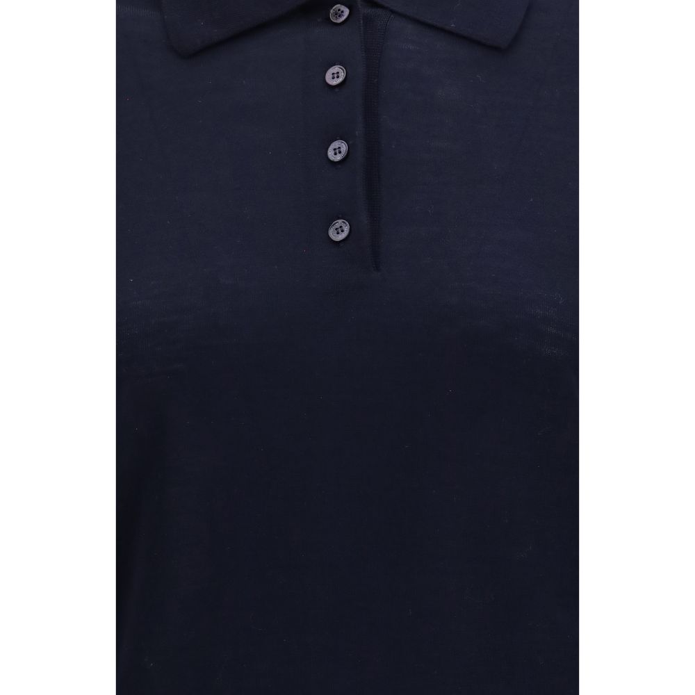 Golden Goose Blue Wool Oves Aries Shirt