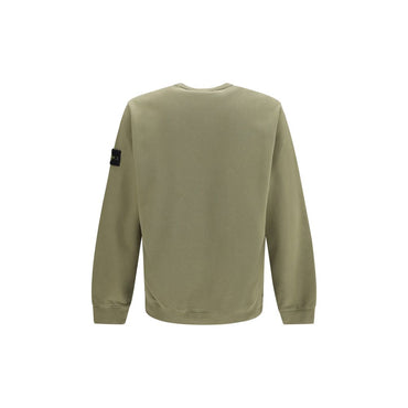 Stone Island Bicolor Cotton Sweatshirt
