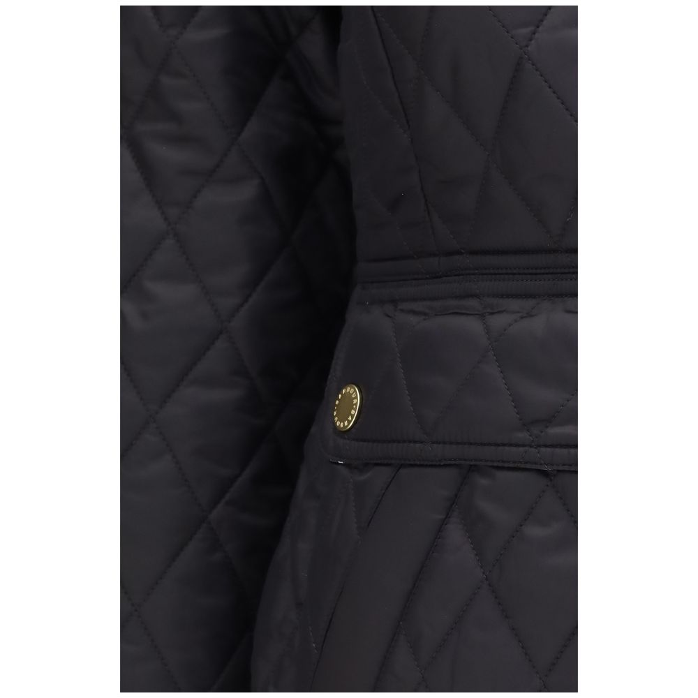 Barbour Black Polyamide Full-Length Jacket