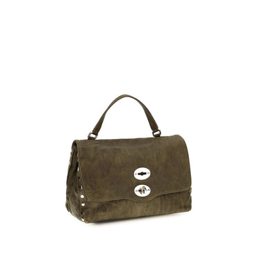 Zanellato Brown Suede Leather Shoulder Bag