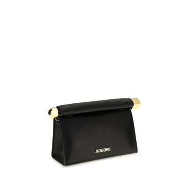 Jacquemus Black Lamb Ovis Aries Aries Clutch Bag
