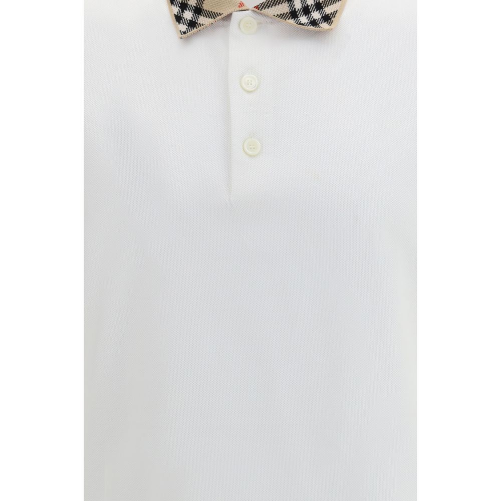 Burberry White Cotton Top