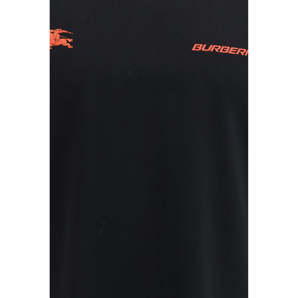 Burberry Black Cotton T-Shirt