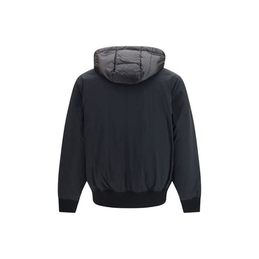 Moose Knuckles Black Nylon Full-Length Jacket