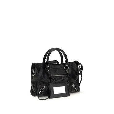 Balenciaga Black Lamb Ovis Aries Aries Shoulder Bag
